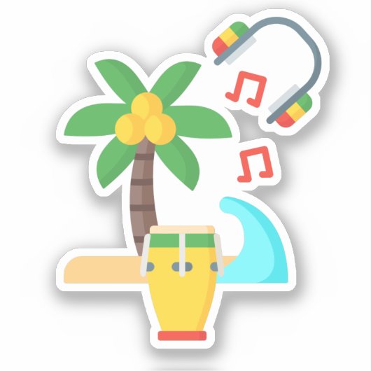 Sticker jamaïcain (Recto)