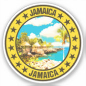 Sticker Jamaïque (Recto)