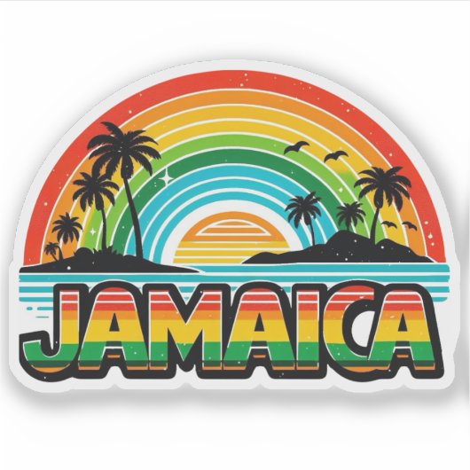 Sticker Jamaïque (Devant)