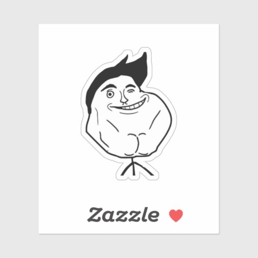 Sticker Jamais un seul mème (Feuille)