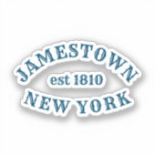 Sticker Jamestown, New York (Recto)