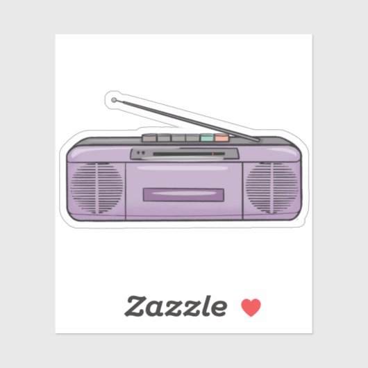 Sticker Jams rétro (Feuille)