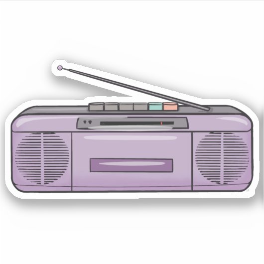 Sticker Jams rétro (Devant)