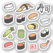 Sticker Japanese Sushi 🍣  (Devant)