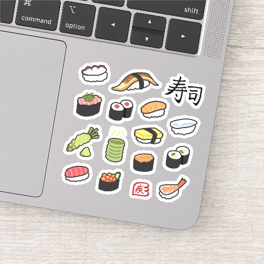 Sticker Japanese Sushi 🍣  (Détail)