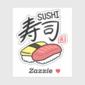Sticker Japanese Sushi 🍣 (Feuille)