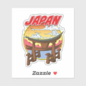 Sticker Japon Tori (Feuille)