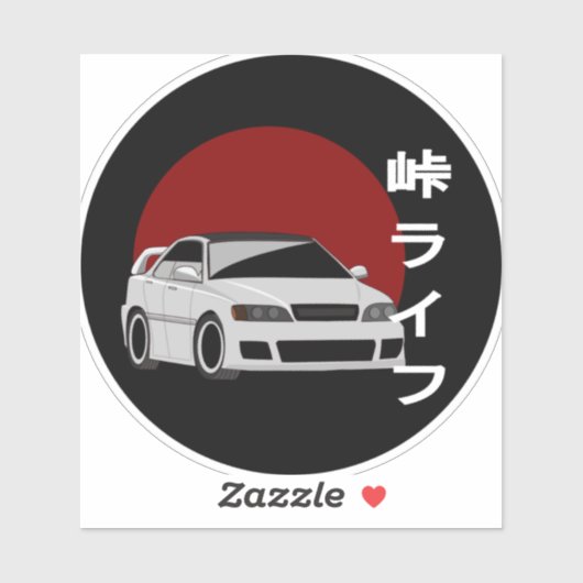 Sticker Japon Touring Sedan Touge Life (Feuille)