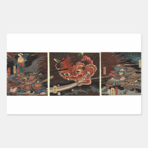 STICKER JAPONAIS SAMURAI