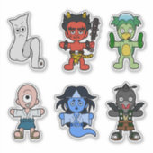 Sticker japonais Yokai Vinyl Set 1 (Devant)