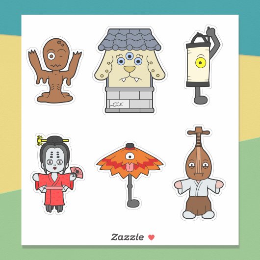 Sticker japonais Yokai Vinyl Set 2