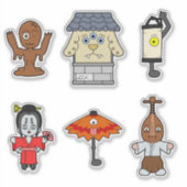 Sticker japonais Yokai Vinyl Set 2 (Devant)