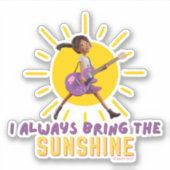 Sticker J'apporte toujours le soleil (Devant)