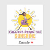 Sticker J'apporte toujours le soleil (Feuille)