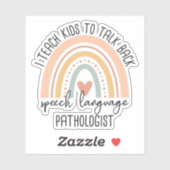 Sticker J'Apprends Aux Enfants À Parler De Retour Voix Lan (Feuille)