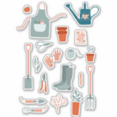 Sticker Jardin amusant (Devant)