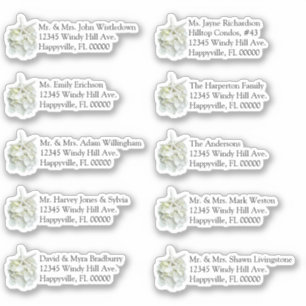 Sticker Jardin balnéaire Blanc Mariage Individuel Mailing