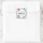 Sticker jardin BBQ Baby Q Baby shower (Sac)
