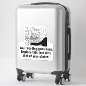 Sticker Jardin paysager Promotionnel (Sur valise)