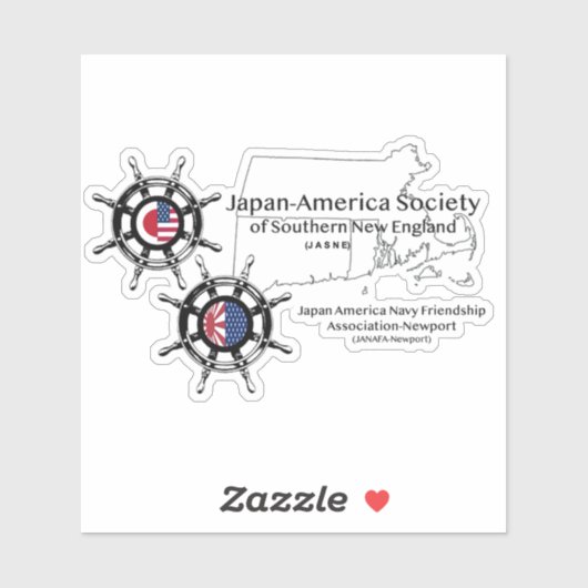 Sticker JASNE-JANAFA -logo-carte-nom complet (Feuille)