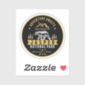Sticker Jasper National Park Alberta Canada (Feuille)