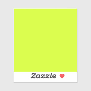 Sticker jaune citron (couleur solide)