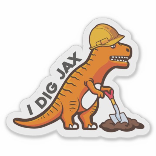 Sticker Jax Dino (Devant)