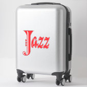 Sticker Jazz (Sur valise)