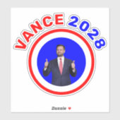 Sticker JD Vance 2028 (Feuille)