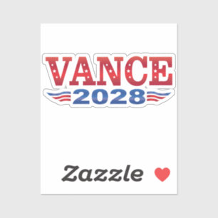 Sticker JD Vance Président 2028 (bl)