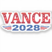 Sticker JD Vance Président 2028 (bl) (Recto)