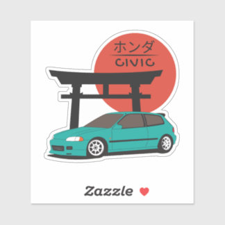 Sticker JDM Hatch Legend Torii Sunset Street Culture