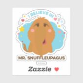 Sticker Je Crois En M. Snuffleupagus (Feuille)