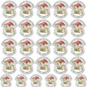 Sticker "Je dois toucher la mousse" cachets en vrac (Devant)