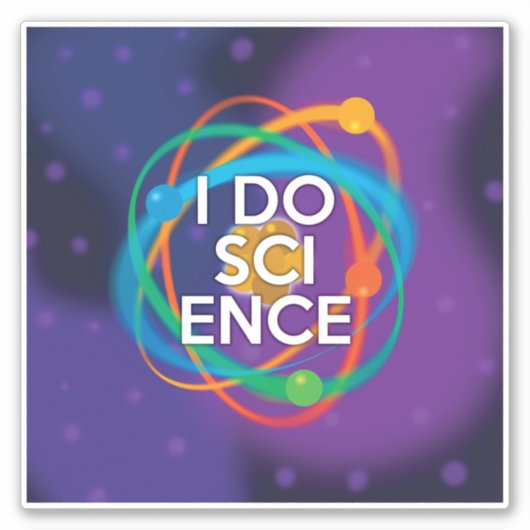 STICKER JE FAIS DE LA SCIENCE (Devant)