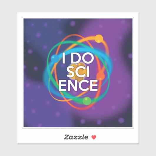 STICKER JE FAIS DES SCIENCES (Feuille)