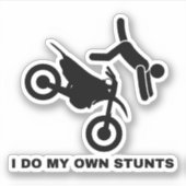 Sticker Je Fais Mes Propres Têtes (Devant)