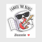 Sticker Je Gaufie Le Blues Drôle Jeu De Premiers Soins (Feuille)
