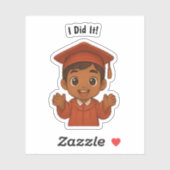 Sticker Je l'ai fait Excitée Grad (Feuille)