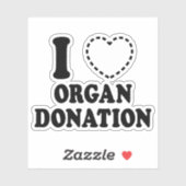 STICKER JE {MANQUE LE COEUR} DON D'ORGE (Feuille)