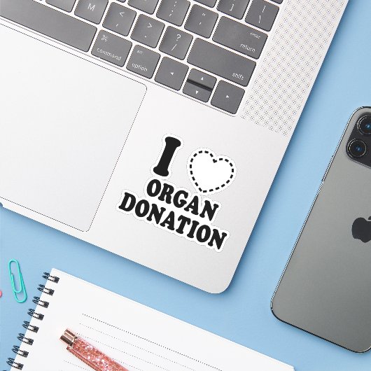 STICKER JE {MANQUE LE COEUR} DON D'ORGE (Ordinateur portable avec iPhone)