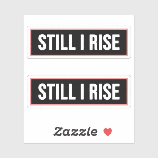 Sticker Je me lève (Feuille)