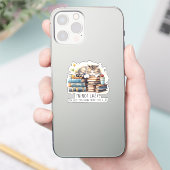 Sticker Je ne suis pas un chat mignon (Téléphone)