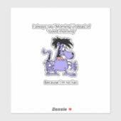 Sticker Je ne suis pas un menteur (Feuille)