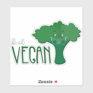 Sticker je ne suis pas végétalien