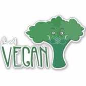 Sticker je ne suis pas végétalien (Devant)