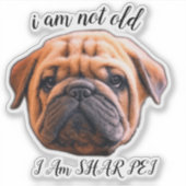 STICKER JE NE SUIS PAS VIEUX STCKER (Devant)