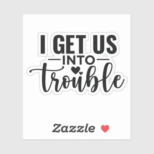 Sticker Je nous mets en difficulté (Feuille)