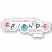 Sticker Je parle des devis Fluent FRIENDS™ (Devant)