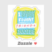 Sticker Je parle des devis Fluent FRIENDS™ - Peephole (Feuille)